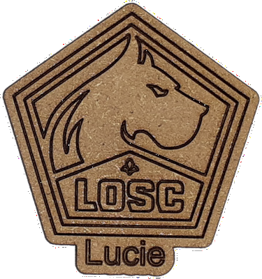 Magnet - Logo sport LOSC personnalisable